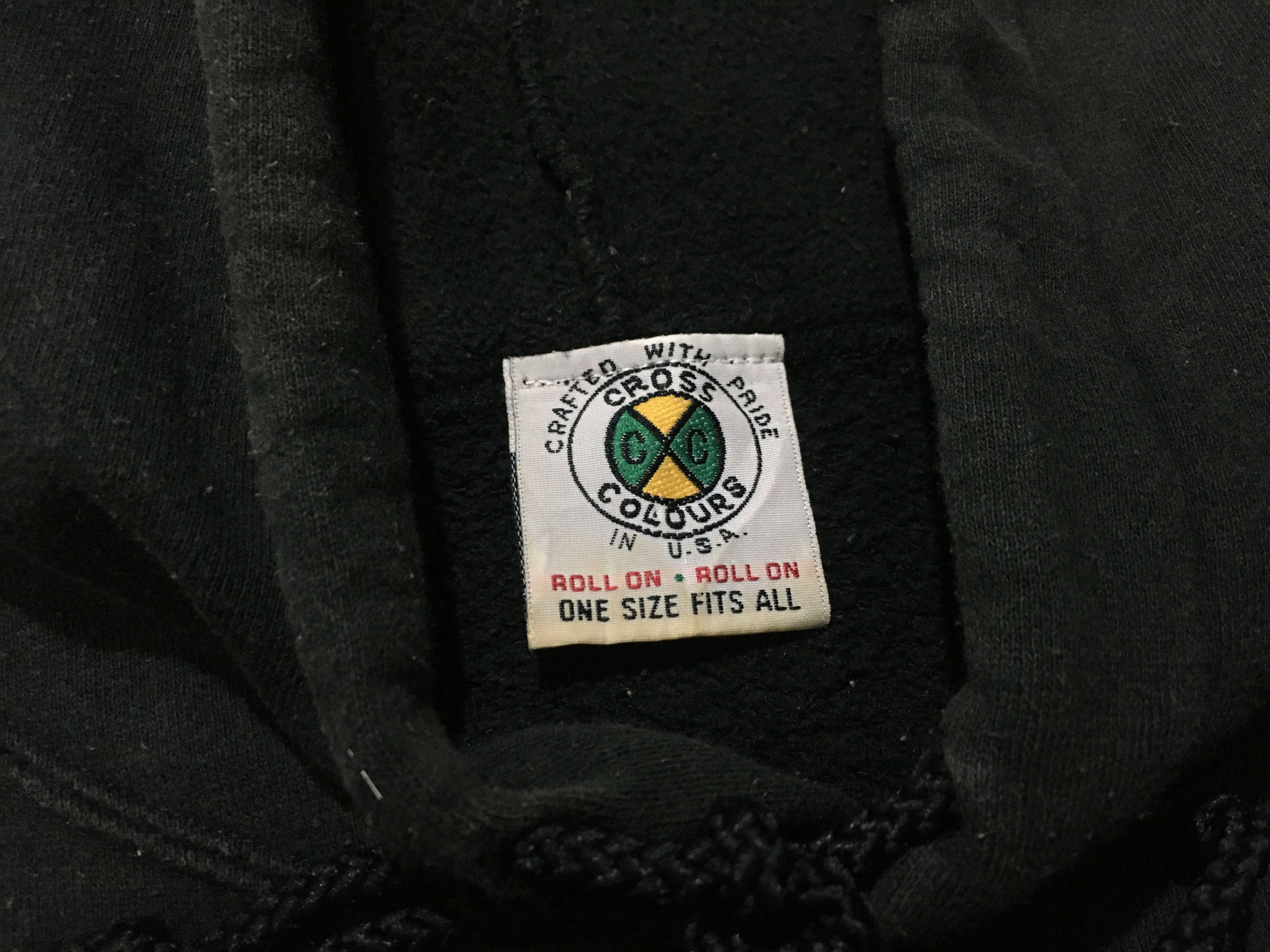 Cross Colours × Vintage Rare Vintage Cross Colours Hoodie Made In USA Size US L / EU 52-54 / 3 - 5 Thumbnail