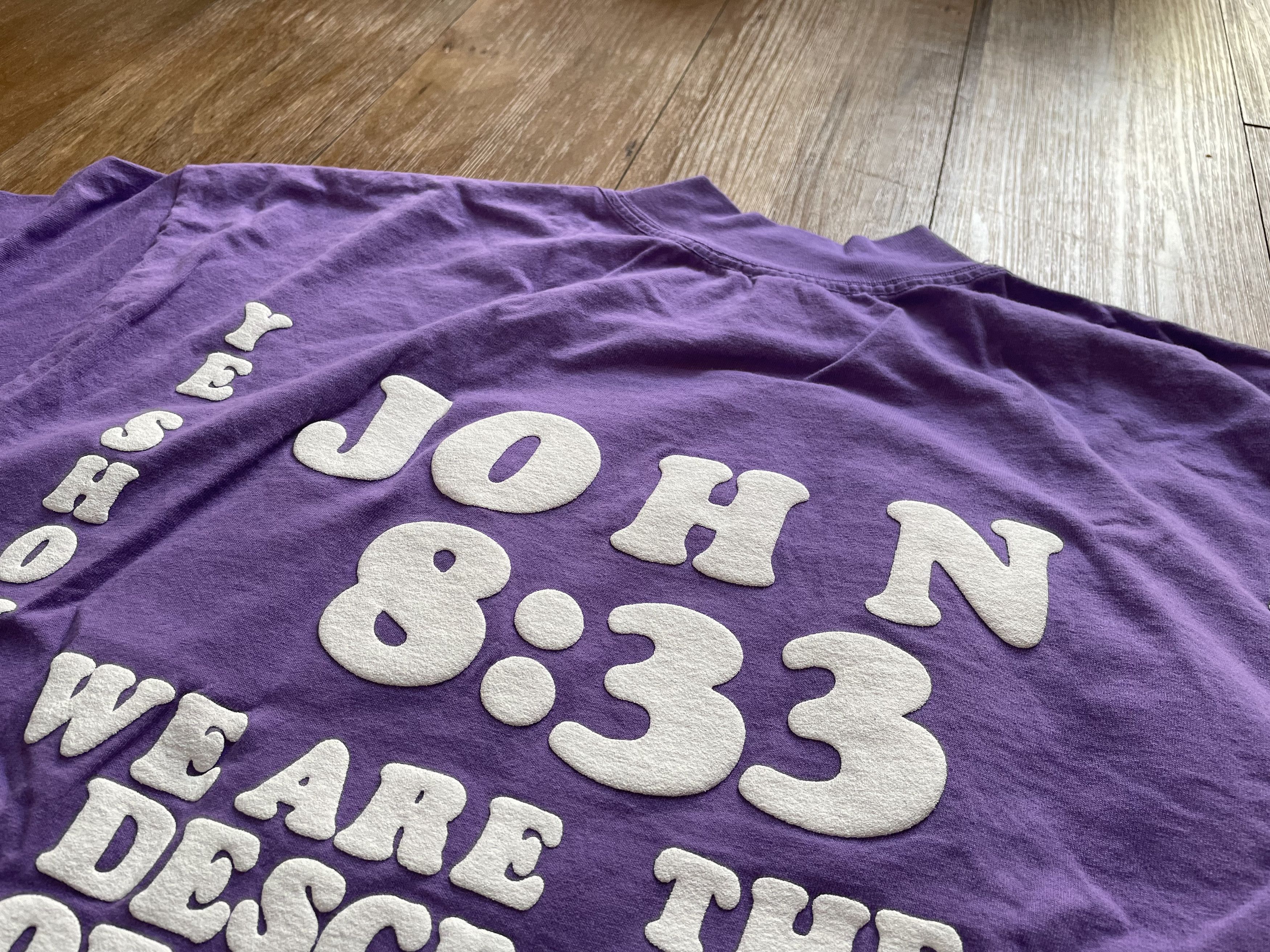 Cactus Plant Flea Market × Kanye West Medium CPFM for JIK II Shirt Purple Tee Donda Jesus is King Size US M / EU 48-50 / 2 - 5 Thumbnail
