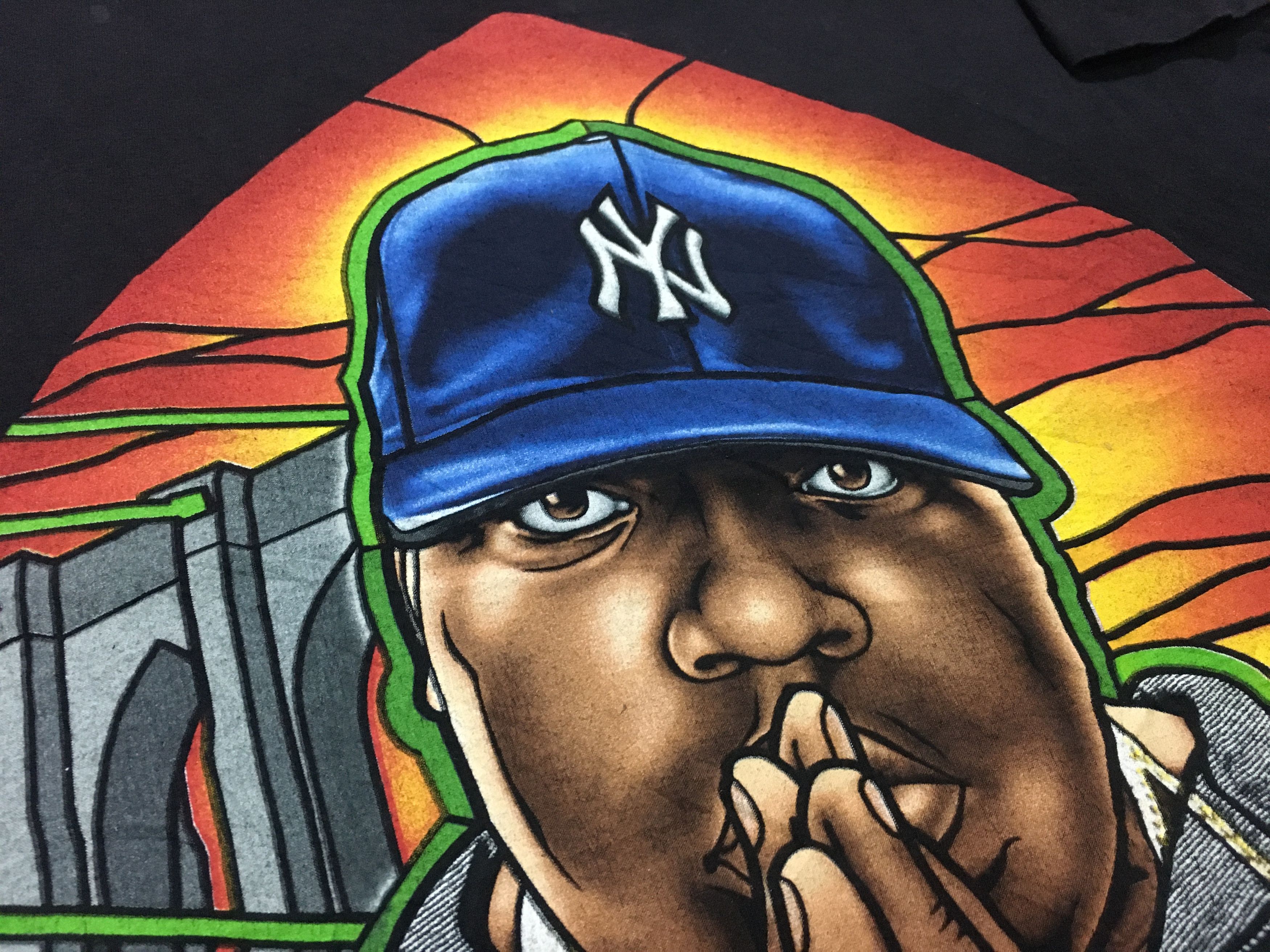 Rap Tees × Vintage Vintage Notorious BIG Shirt Biggie Smalls 90s Single stitch Size US XXL / EU 58 / 5 - 6 Thumbnail