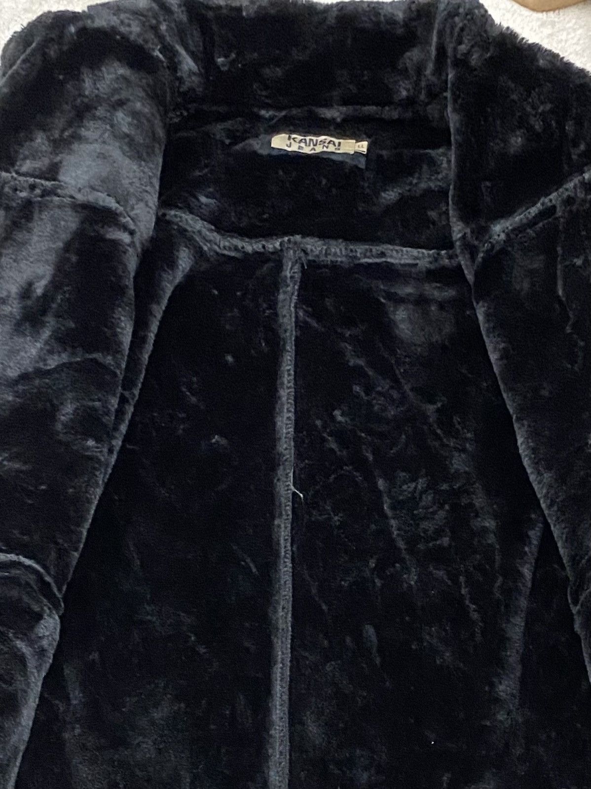 Kansai Yamamoto VINTAGE KANSAI JEANS SUEDE FLEECE LINING JACKET🔥(DEADSTOCK) Size US M / EU 48-50 / 2 - 16 Thumbnail