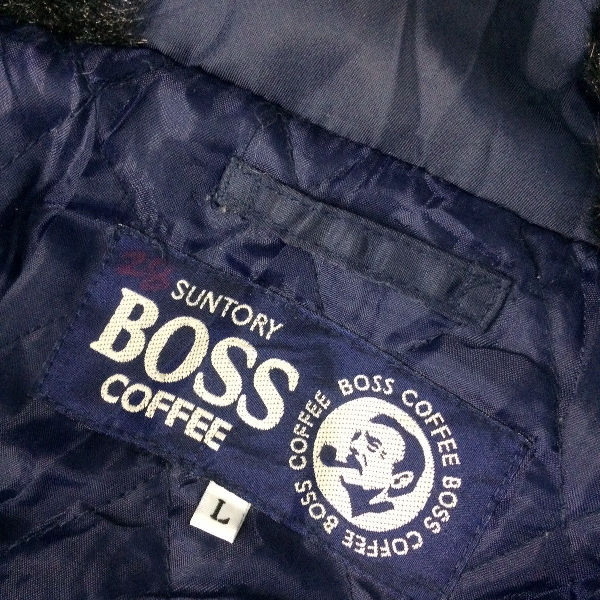 Japanese Brand × Vintage Vintage Suntory Coffee Boss Bomber hoodie Jacket Size US L / EU 52-54 / 3 - 9 Thumbnail
