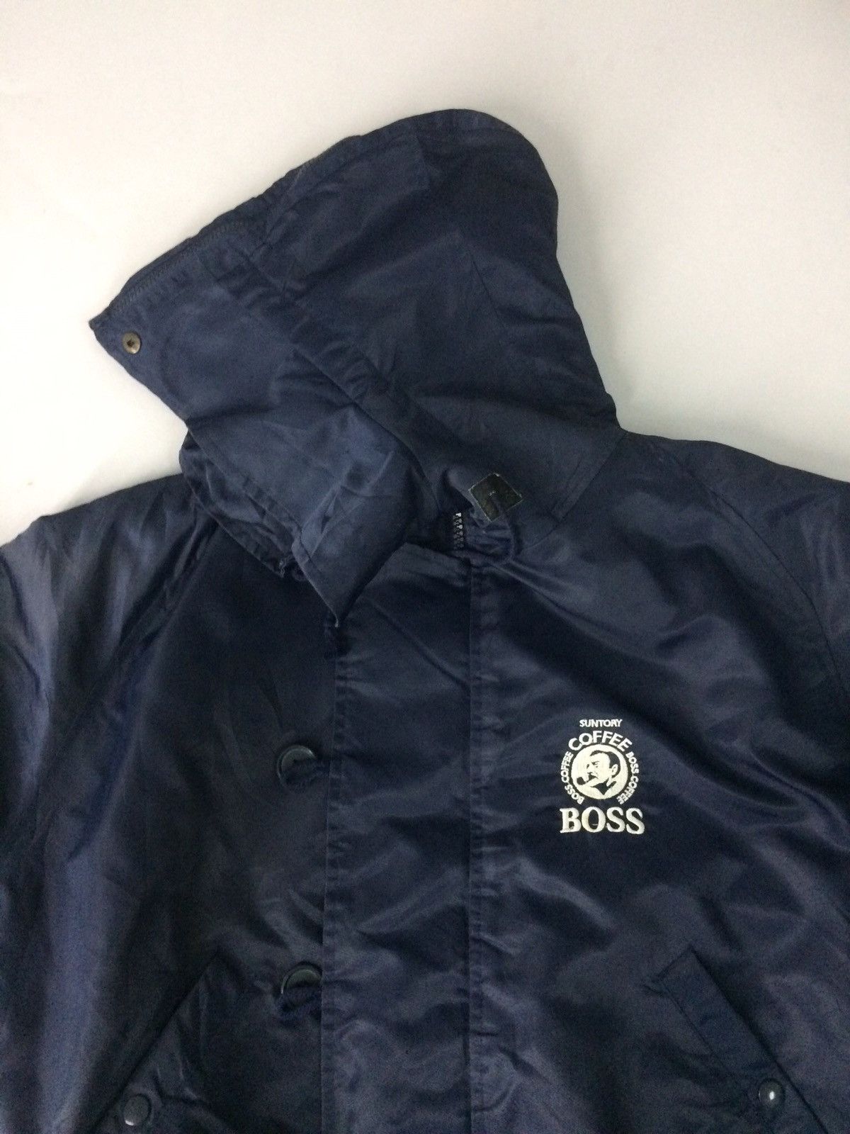 Japanese Brand × Vintage Vintage Suntory Coffee Boss Bomber hoodie Jacket Size US L / EU 52-54 / 3 - 12 Thumbnail