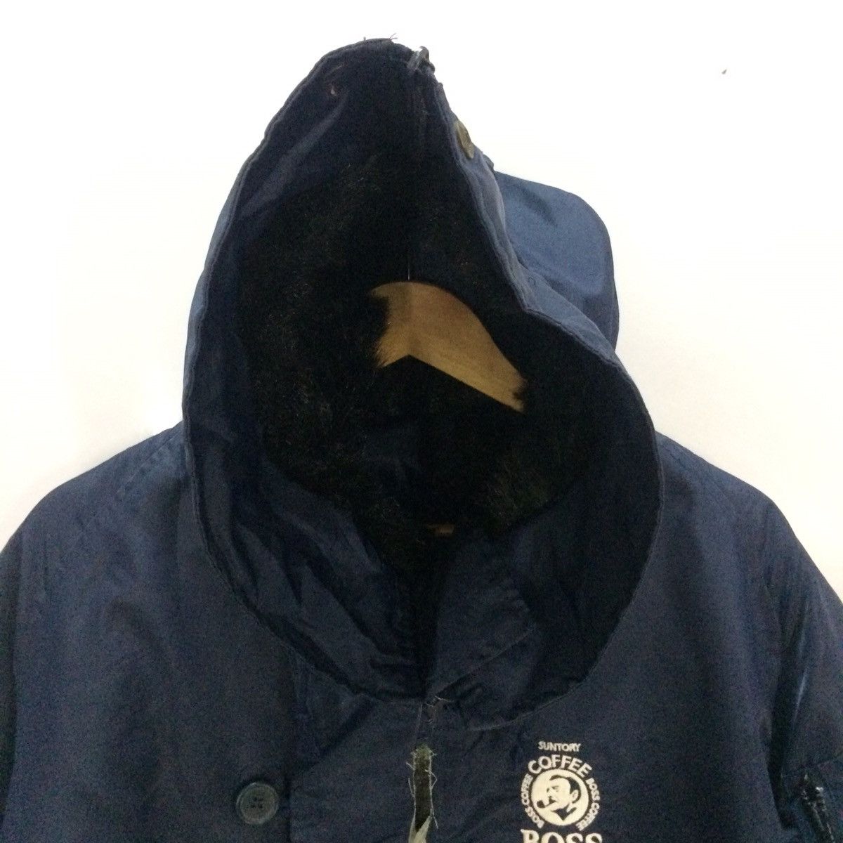 Japanese Brand × Vintage Vintage Suntory Coffee Boss Bomber hoodie Jacket Size US L / EU 52-54 / 3 - 5 Thumbnail