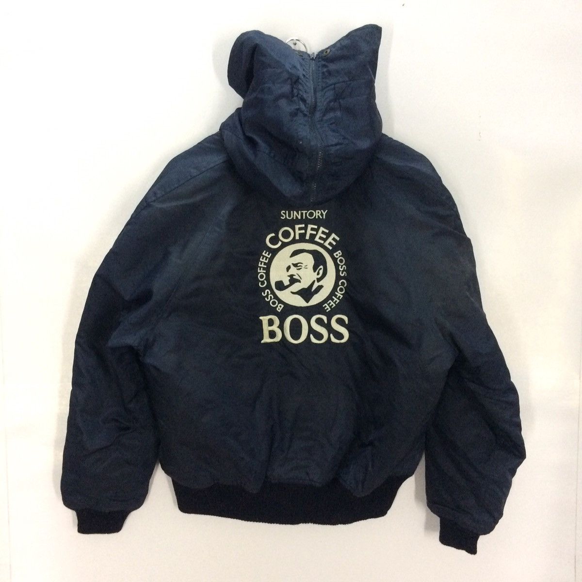 Japanese Brand × Vintage Vintage Suntory Coffee Boss Bomber hoodie Jacket Size US L / EU 52-54 / 3 - 1 Thumbnail