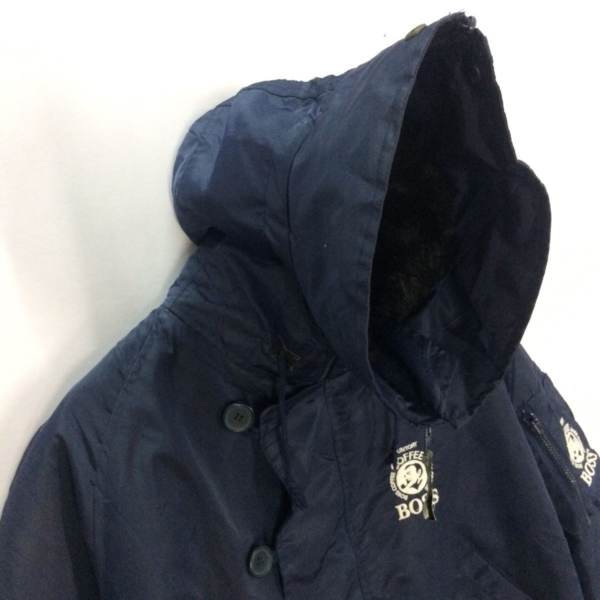 Japanese Brand × Vintage Vintage Suntory Coffee Boss Bomber hoodie Jacket Size US L / EU 52-54 / 3 - 3 Thumbnail