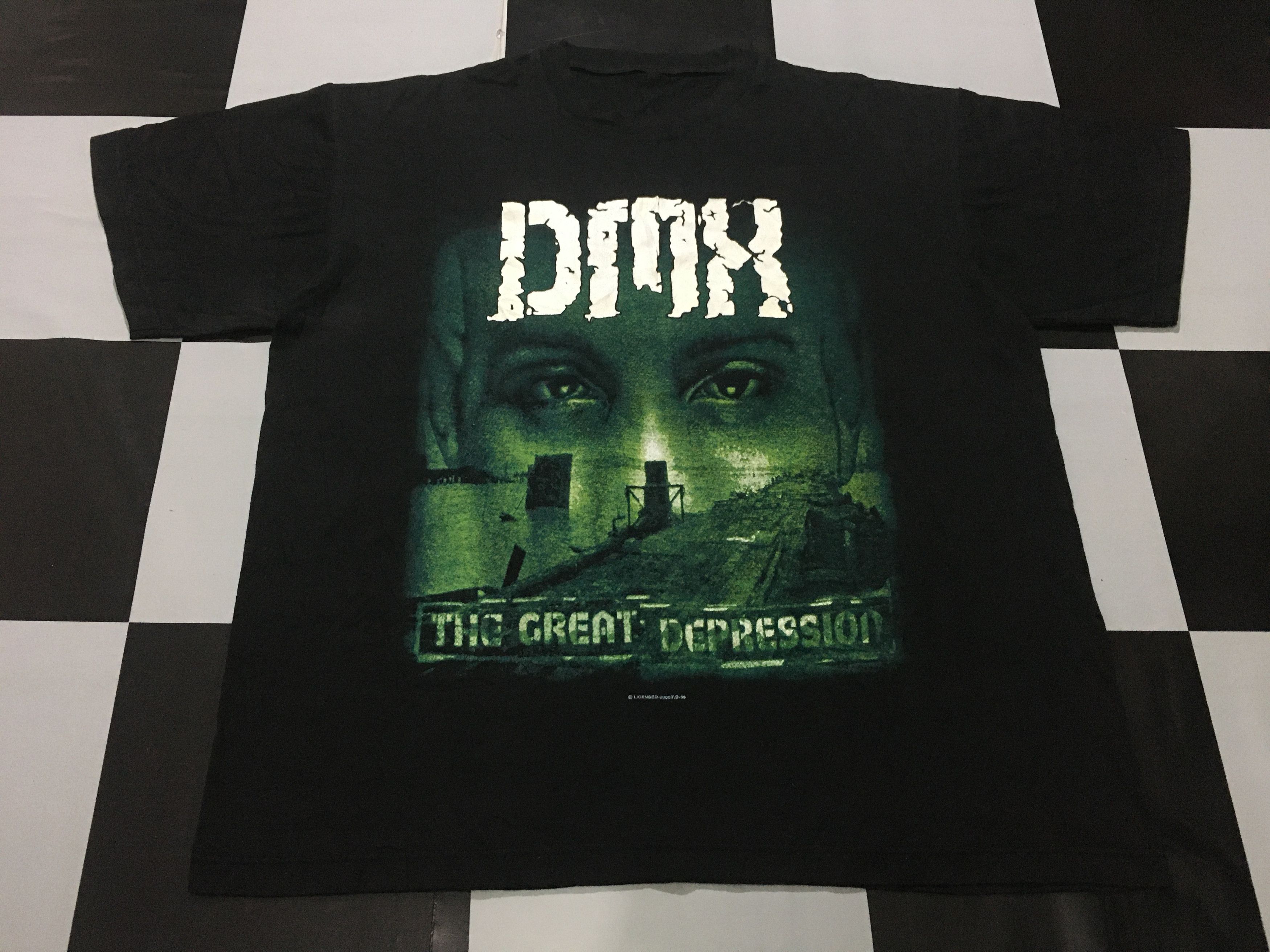 Band Tees × Rap Tees × Vintage Vintage DMX Shirt 2000 The Great Depression Size US XL / EU 56 / 4 - 2 Thumbnail
