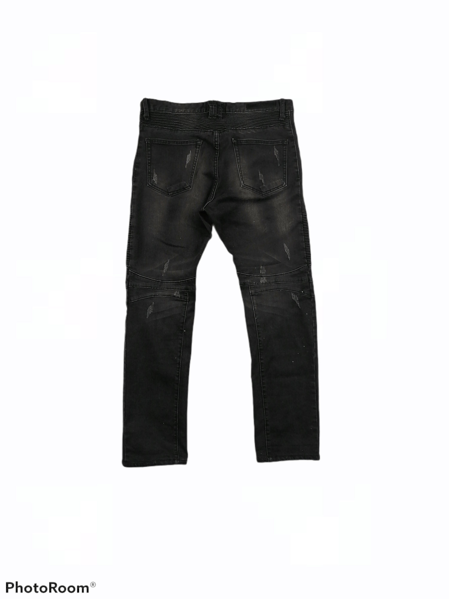 Japanese Brand The JMC Jeans Charcoal Black Bikers Pants Size US 34 / EU 50 - 8 Thumbnail