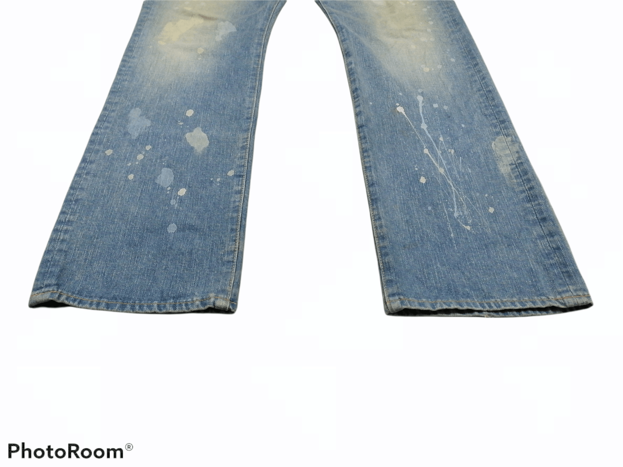 Swagger Made In Japan Swagger Splattered Distressed Denim Pants Size US 35 - 4 Thumbnail
