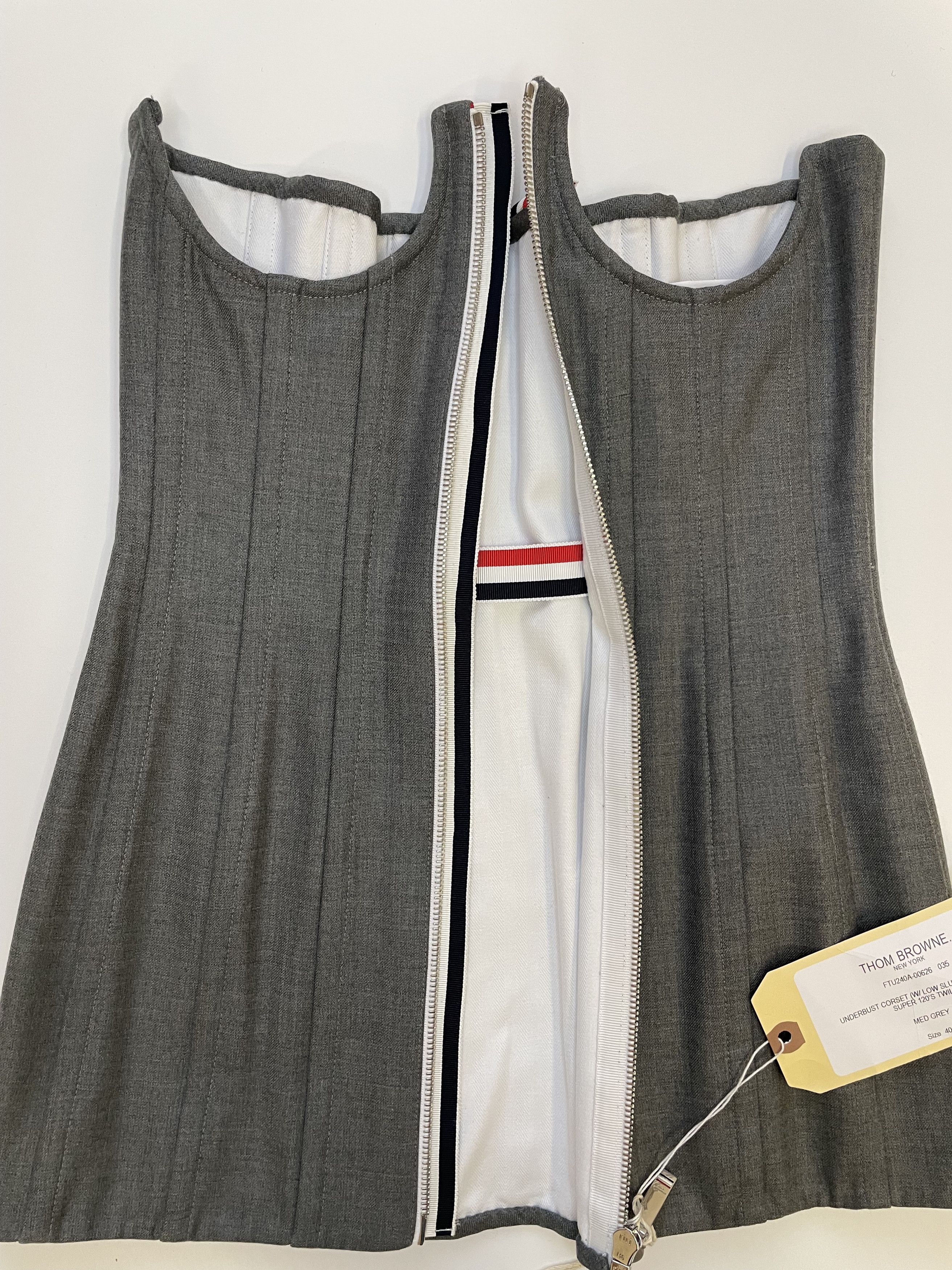 Thom Browne Thom Browne Grey Top Lacing Size 40 (0375) Size XS / US 0-2 / IT 36-38 - 1 Thumbnail