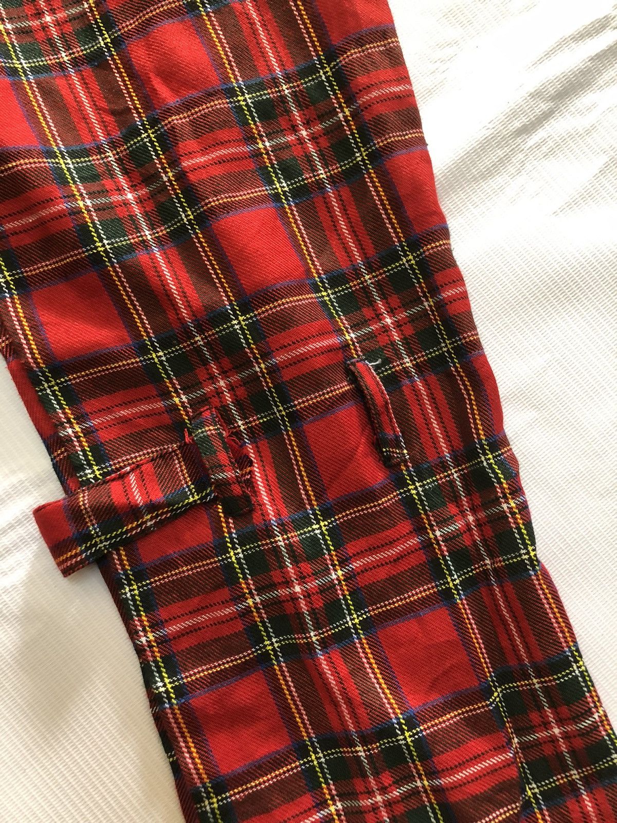 Designer 💥💥Stunning Tartan Punk Style Bondage Pants sz 28 Size US 28 / EU 44 - 3 Thumbnail