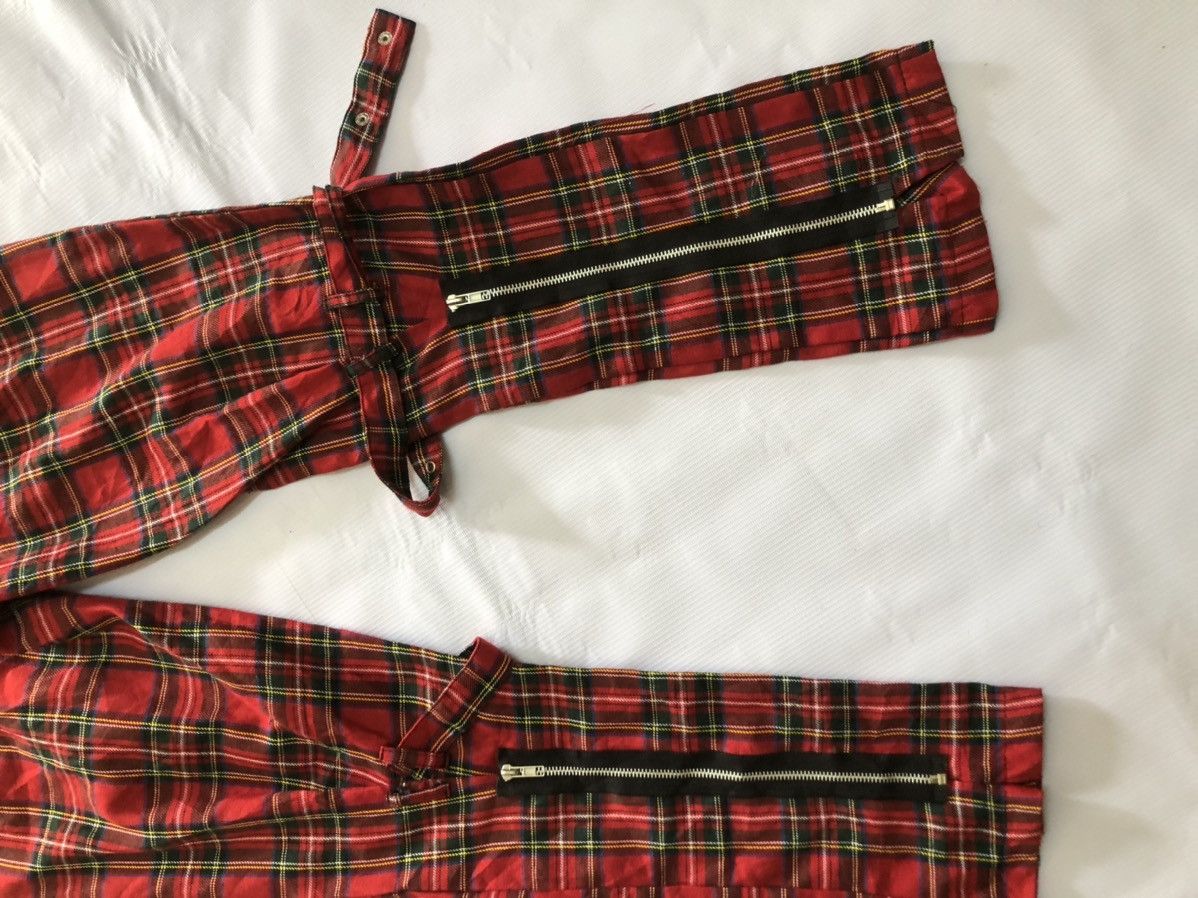 Designer 💥💥Stunning Tartan Punk Style Bondage Pants sz 28 Size US 28 / EU 44 - 5 Thumbnail