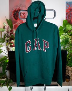gap campus green hoodie