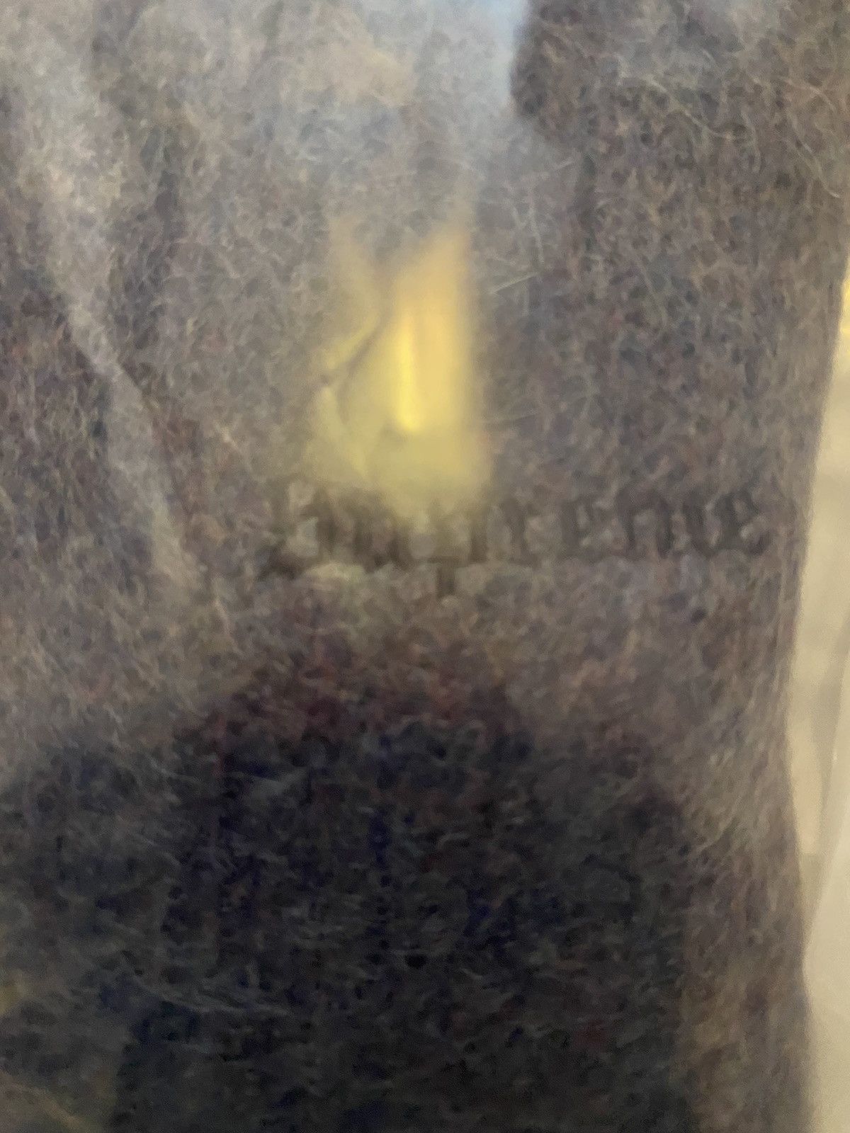 Supreme Mohair Sweater FW22 Purple Melange Size Small