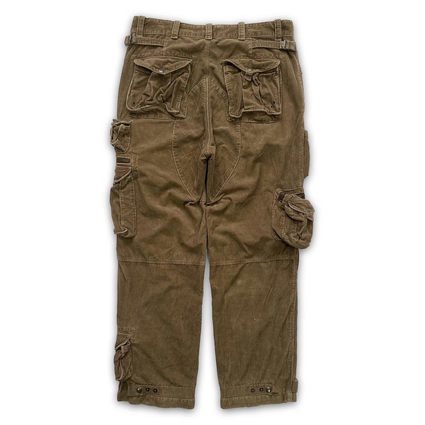 Polo Ralph Lauren Early 2000s Polo Ralph Lauren Corduroy Flight Cargos Size US 34 / EU 50 - 5 Thumbnail