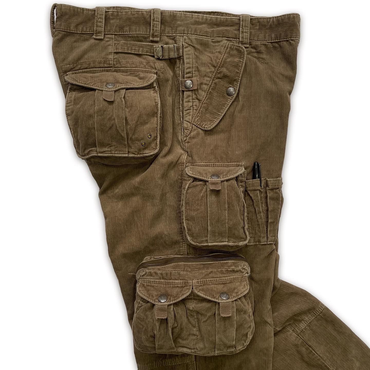 Polo Ralph Lauren Early 2000s Polo Ralph Lauren Corduroy Flight Cargos Size US 34 / EU 50 - 7 Thumbnail