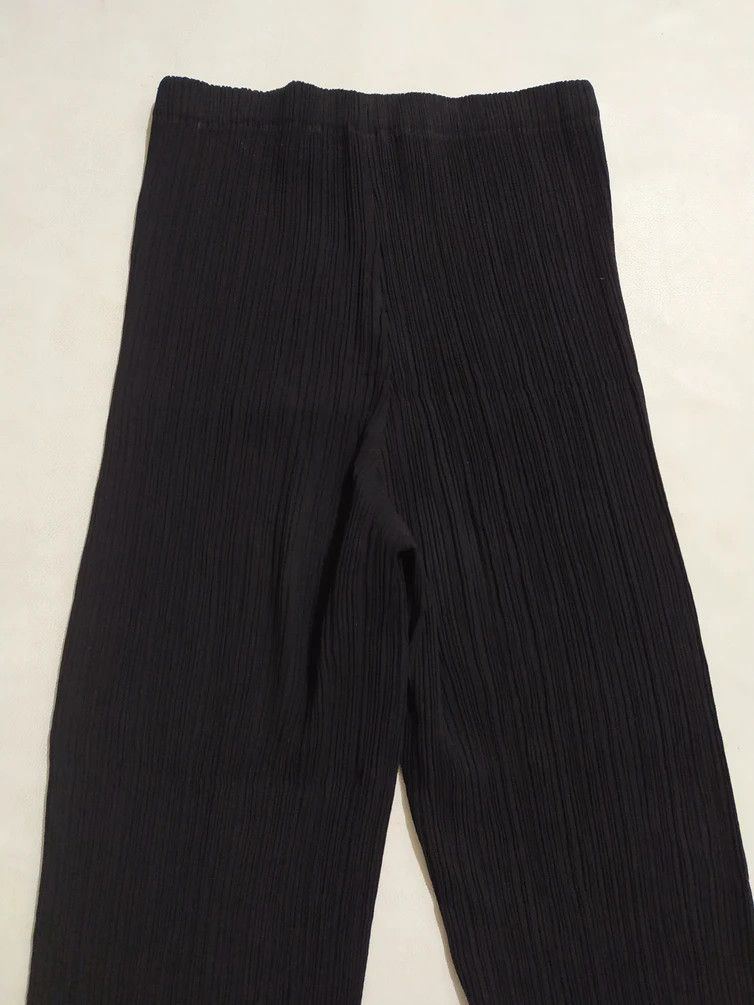 Issey Miyake 🔥Issey Miyake Pleats Please Pants Stretch Hairy Hem Size 28" / US 6 / IT 42 - 7 Thumbnail