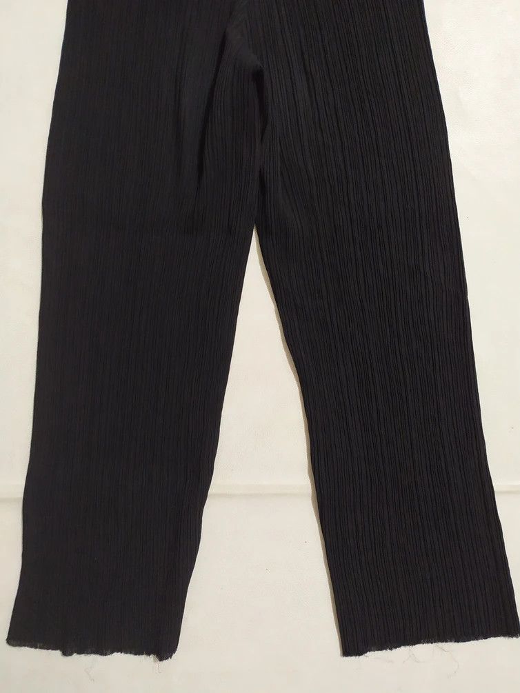 Issey Miyake 🔥Issey Miyake Pleats Please Pants Stretch Hairy Hem Size 28" / US 6 / IT 42 - 8 Thumbnail