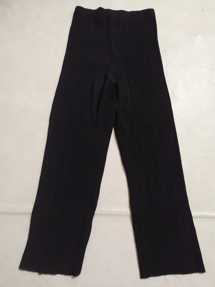 Issey Miyake 🔥Issey Miyake Pleats Please Pants Stretch Hairy Hem Size 28" / US 6 / IT 42 - 6 Thumbnail