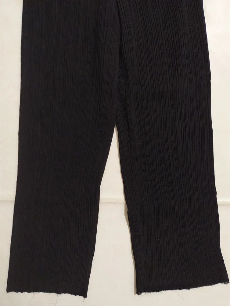 Issey Miyake 🔥Issey Miyake Pleats Please Pants Stretch Hairy Hem Size 28" / US 6 / IT 42 - 3 Thumbnail
