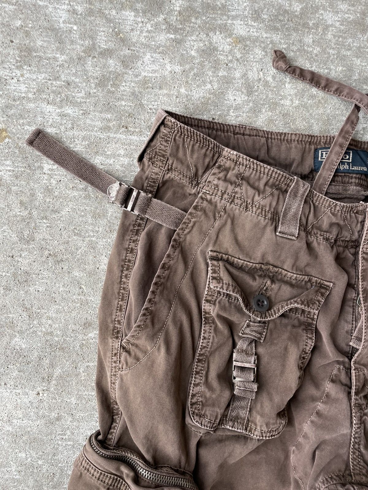 Polo Ralph Lauren Vintage Polo Ralph Lauren Tactical Paratrooper Pants Size US 34 / EU 50 - 5 Thumbnail