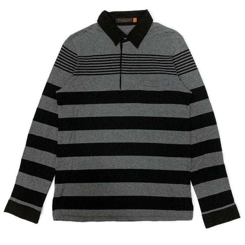 Undercover Undercover 2007SS Striped Long Sleeve Rugby Shirt Size US M / EU 48-50 / 2 - 1 Thumbnail