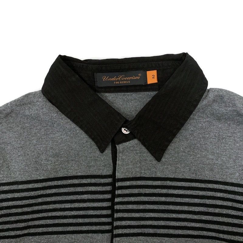 Undercover Undercover 2007SS Striped Long Sleeve Rugby Shirt Size US M / EU 48-50 / 2 - 3 Thumbnail