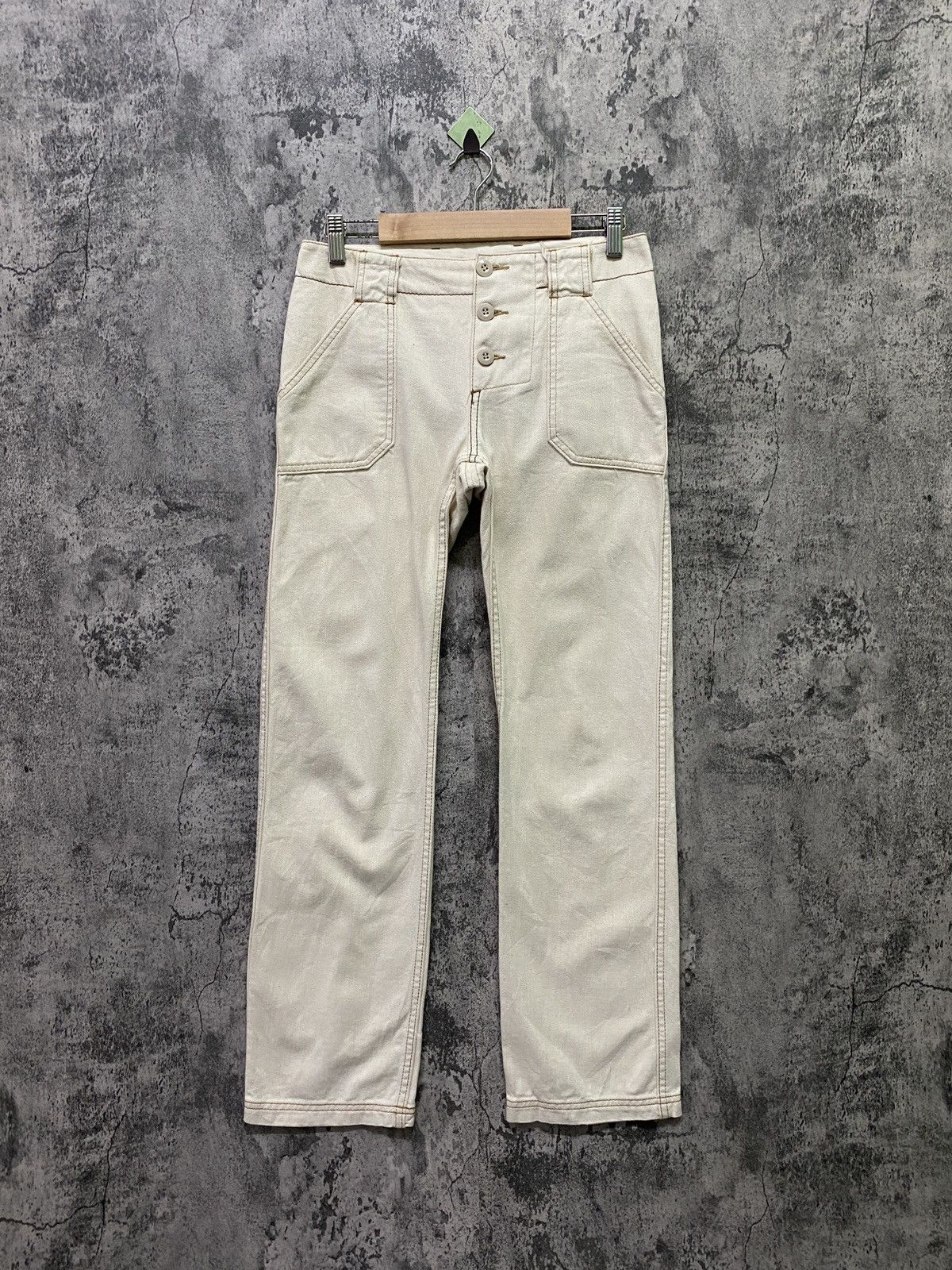 Johnbull × KOJIMA GENES Vintage JOHNBULL KOJIMA Buckle Back Low Rises Pants Size US 28 / EU 44 - 1 Thumbnail