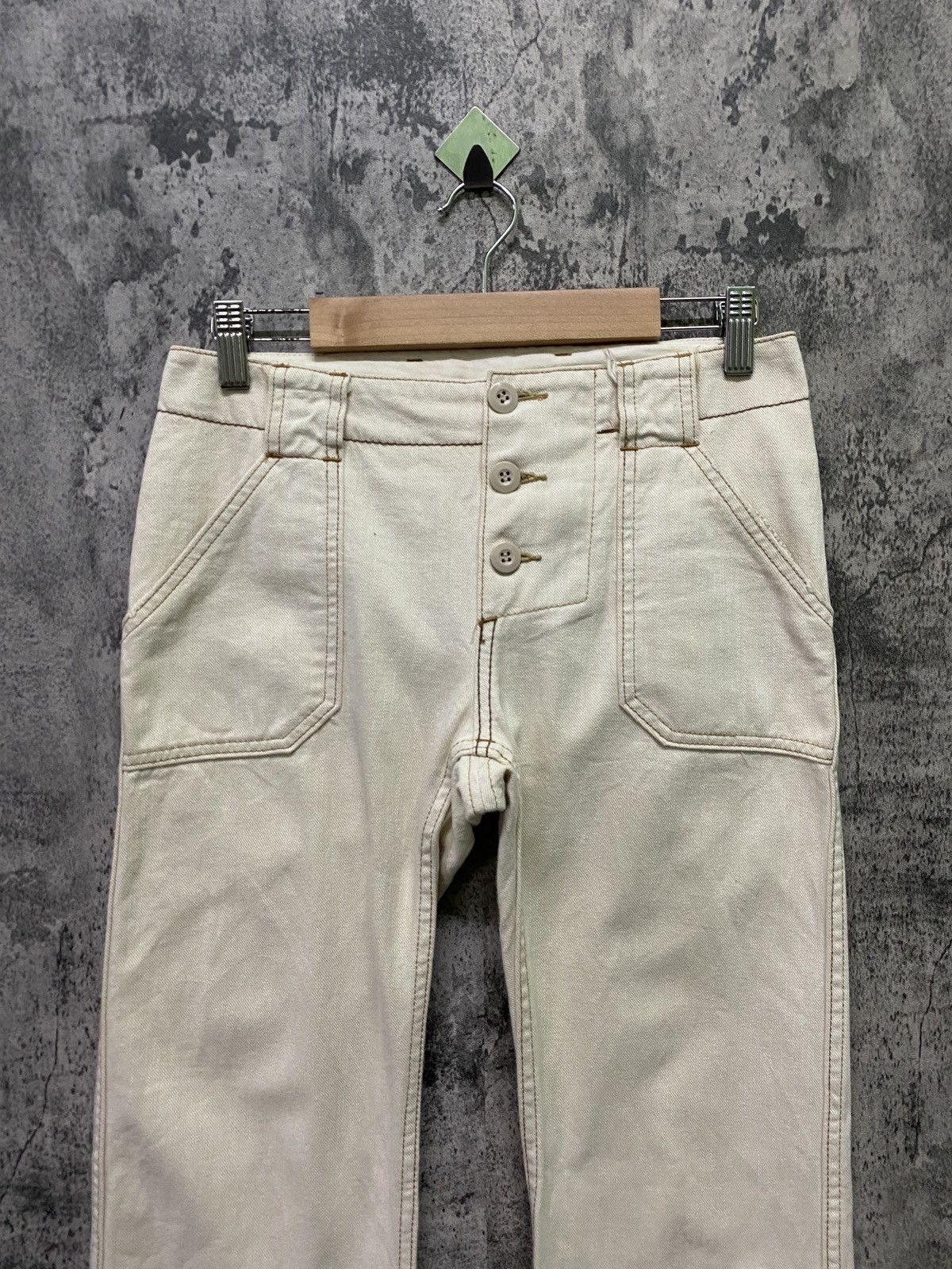 Johnbull × KOJIMA GENES Vintage JOHNBULL KOJIMA Buckle Back Low Rises Pants Size US 28 / EU 44 - 3 Thumbnail
