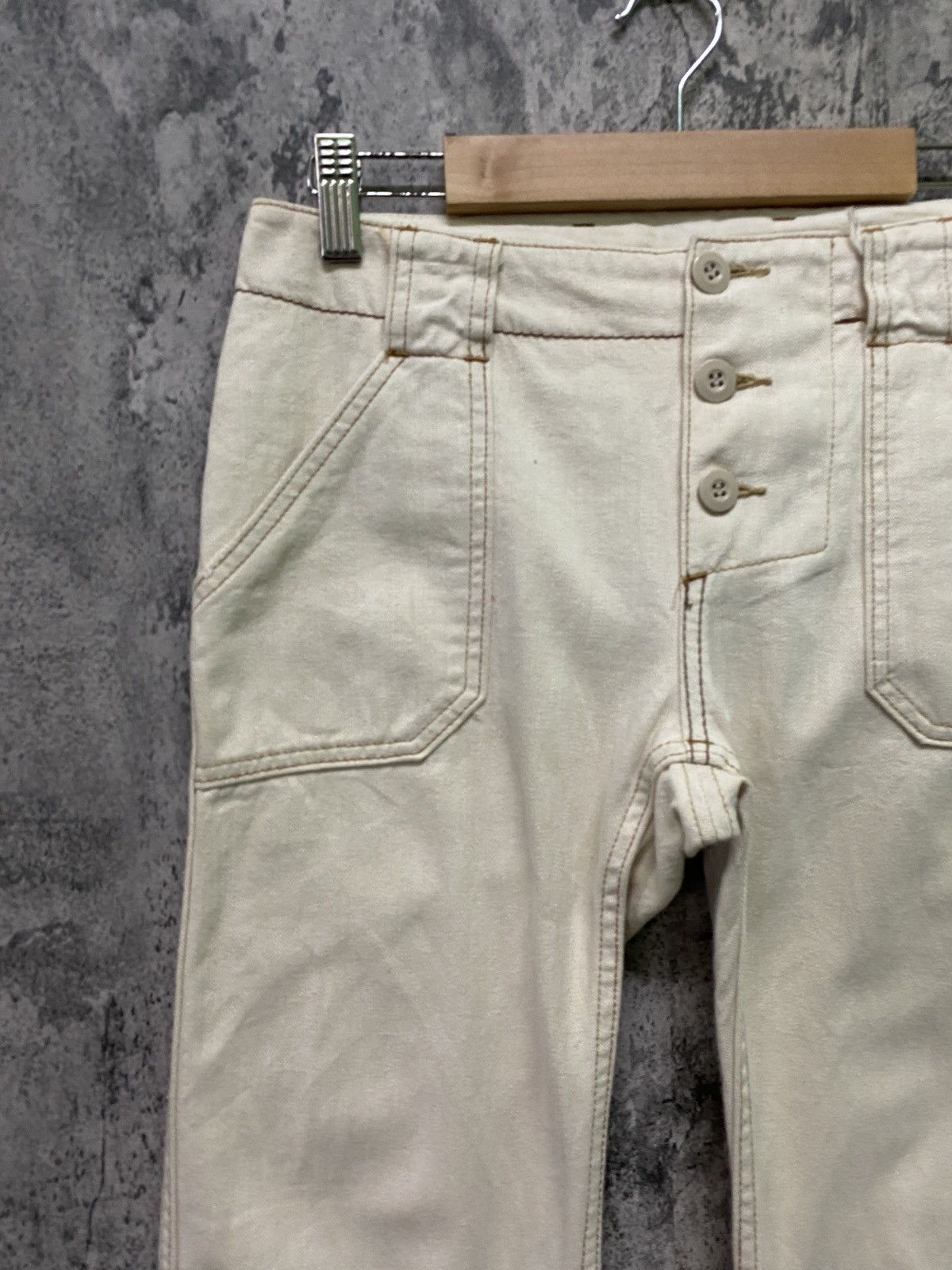 Johnbull × KOJIMA GENES Vintage JOHNBULL KOJIMA Buckle Back Low Rises Pants Size US 28 / EU 44 - 4 Thumbnail