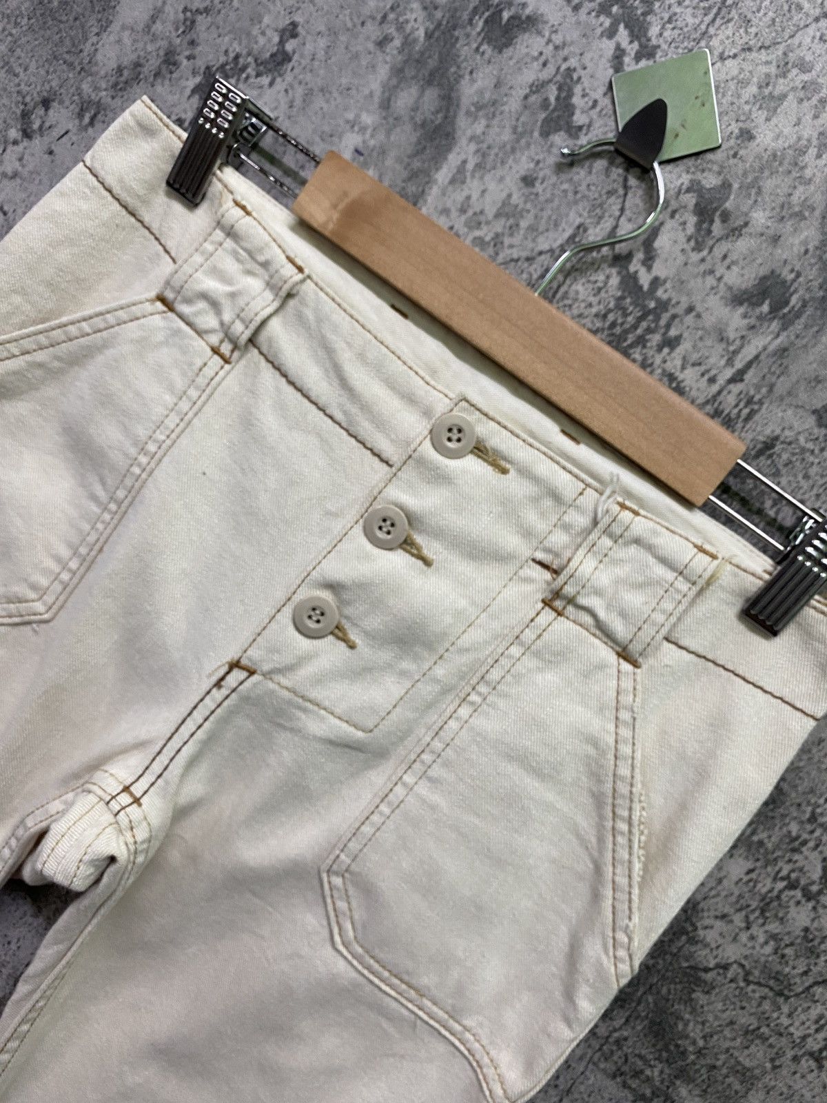 Johnbull × KOJIMA GENES Vintage JOHNBULL KOJIMA Buckle Back Low Rises Pants Size US 28 / EU 44 - 11 Thumbnail