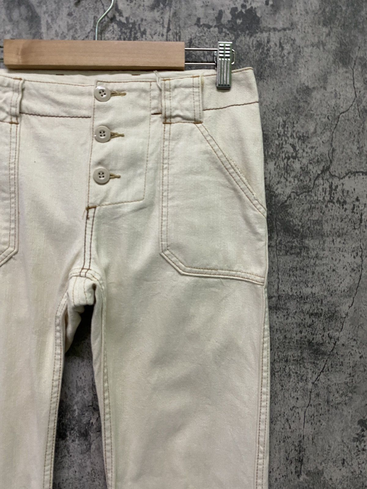 Johnbull × KOJIMA GENES Vintage JOHNBULL KOJIMA Buckle Back Low Rises Pants Size US 28 / EU 44 - 5 Thumbnail
