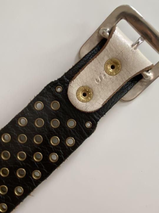 Hysteric Glamour Baltazar Studded Perforated Leather Belt Size ONE SIZE - 8 Thumbnail