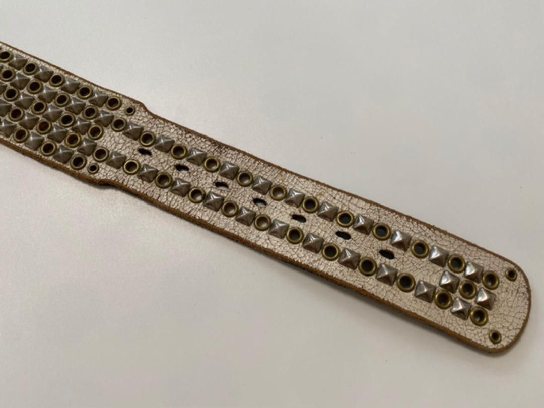 Hysteric Glamour Baltazar Studded Perforated Leather Belt Size ONE SIZE - 6 Thumbnail