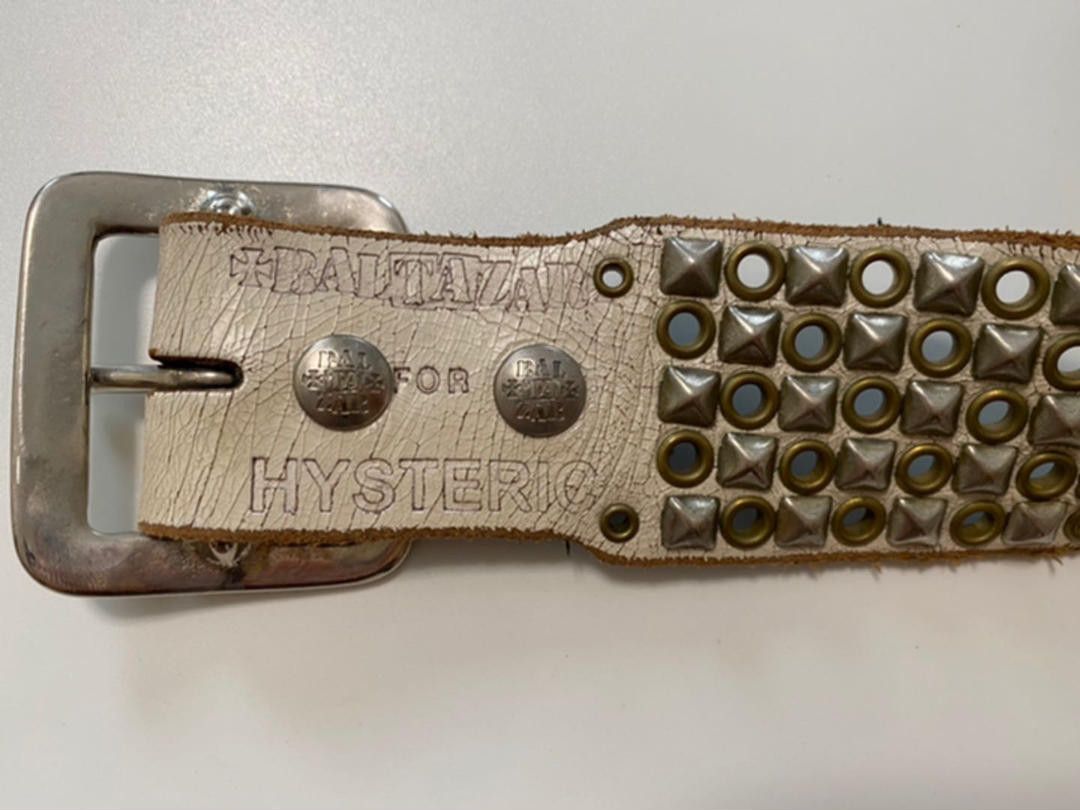 Hysteric Glamour Baltazar Studded Perforated Leather Belt Size ONE SIZE - 4 Thumbnail
