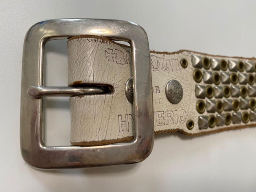 Hysteric Glamour Baltazar Studded Perforated Leather Belt Size ONE SIZE - 5 Thumbnail