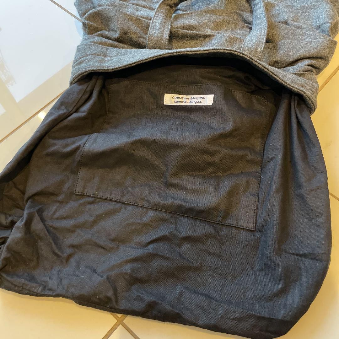 Comme des Garcons Wool Pleated Tote Bag Size ONE SIZE - 4 Thumbnail
