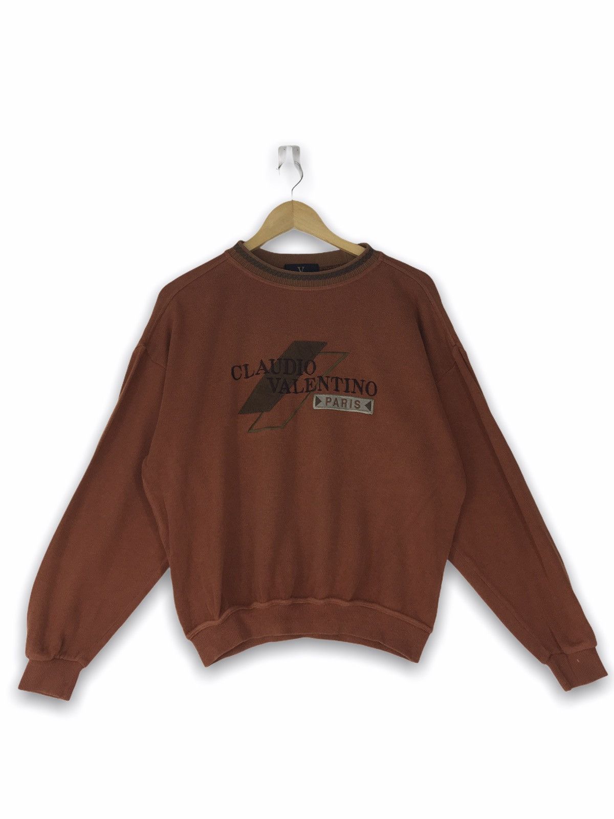 Valentino × Vintage Vintage design Caludio Valentino embroidery jumper Size US L / EU 52-54 / 3 - 1 Thumbnail