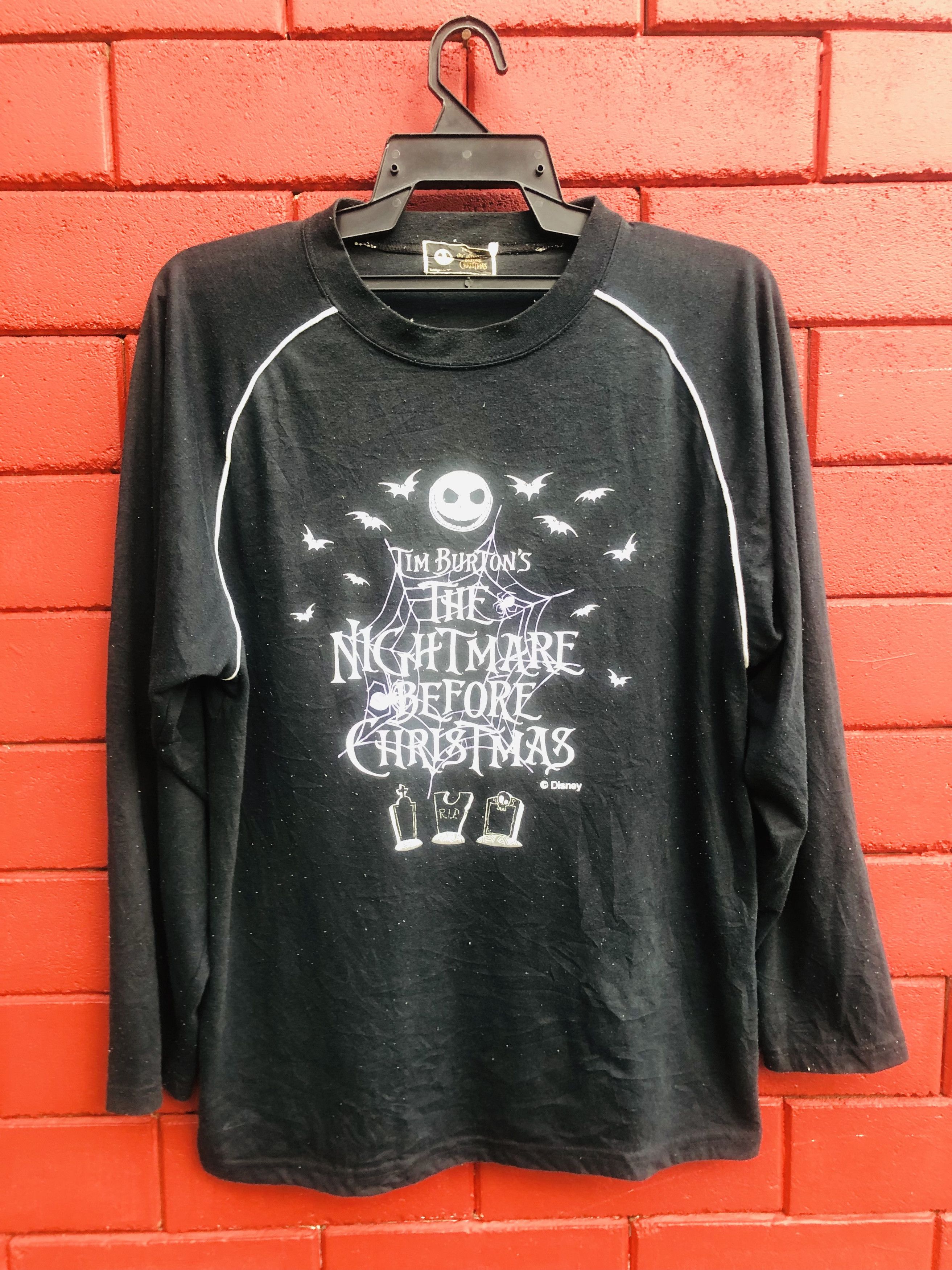 Vintage Vintage Nightmare Before Christmas Streetwear Fashion Style Size US M / EU 48-50 / 2 - 1 Thumbnail