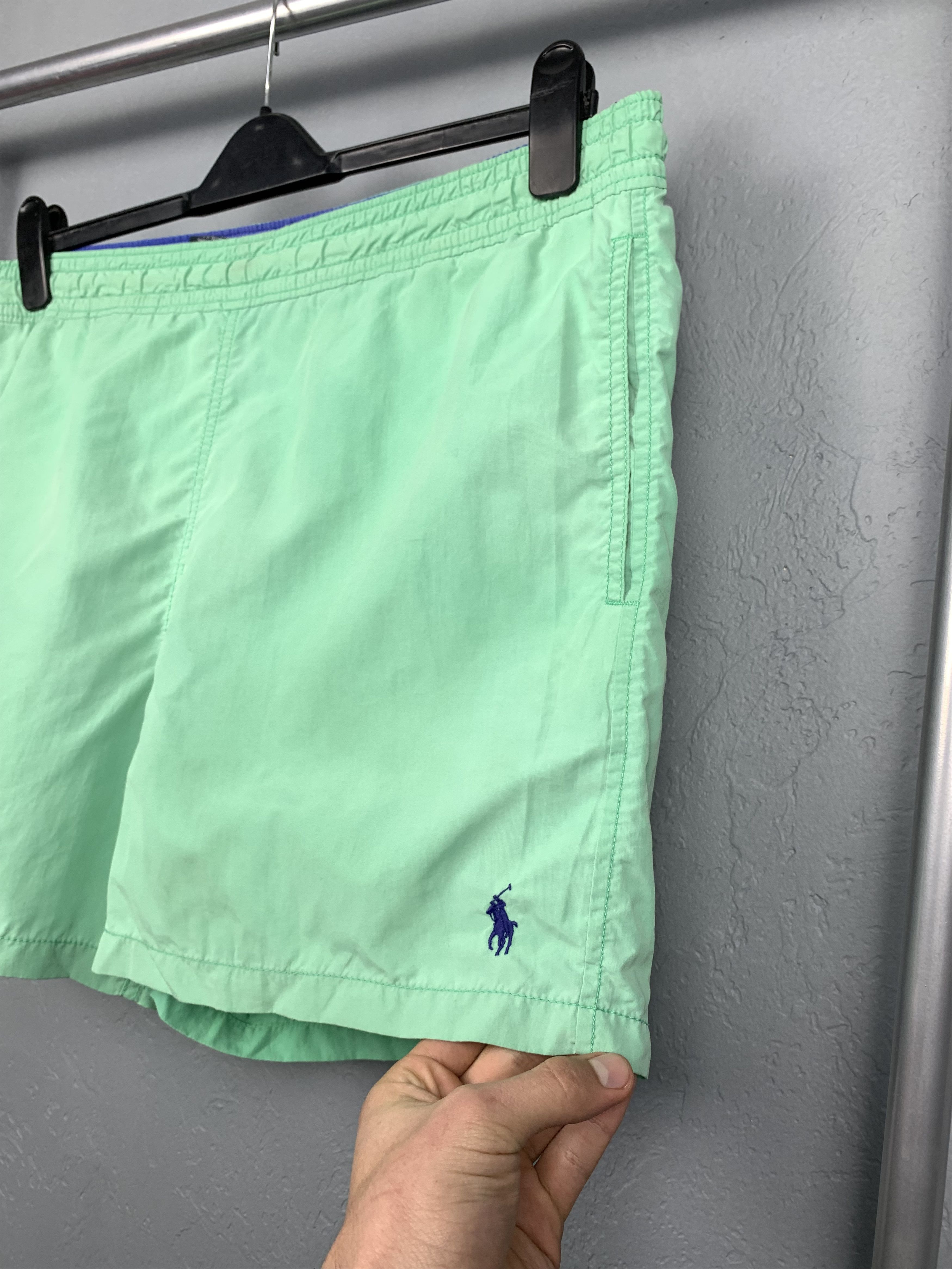 Polo Ralph Lauren × Ralph Lauren × Vintage Polo Ralph Lauren Mens Nylon Shorts Size US 32 / EU 48 - 2 Thumbnail