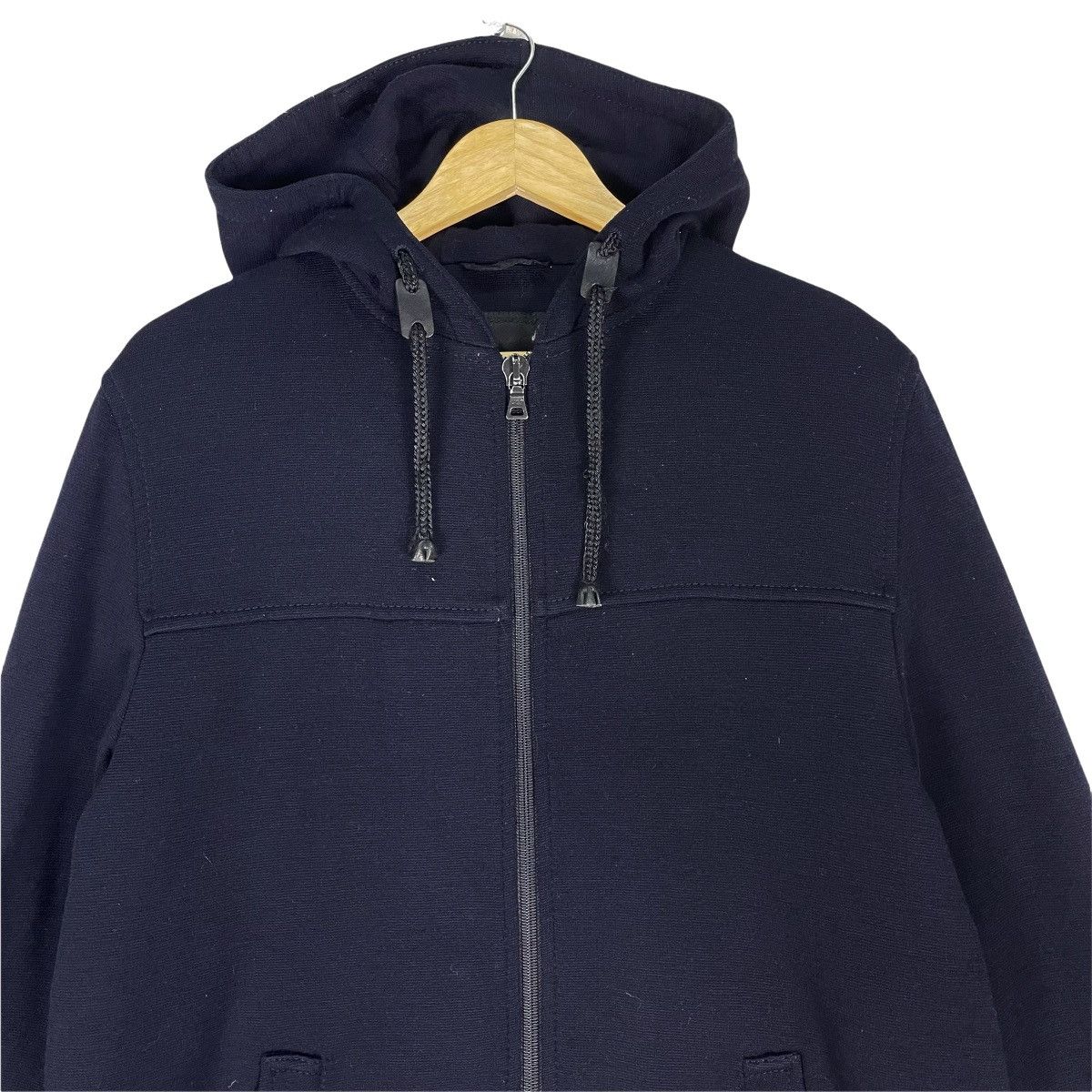Prada ❄️PRADA Hoodie Wool Zipper Light Jacket Size US L / EU 52-54 / 3 - 3 Thumbnail