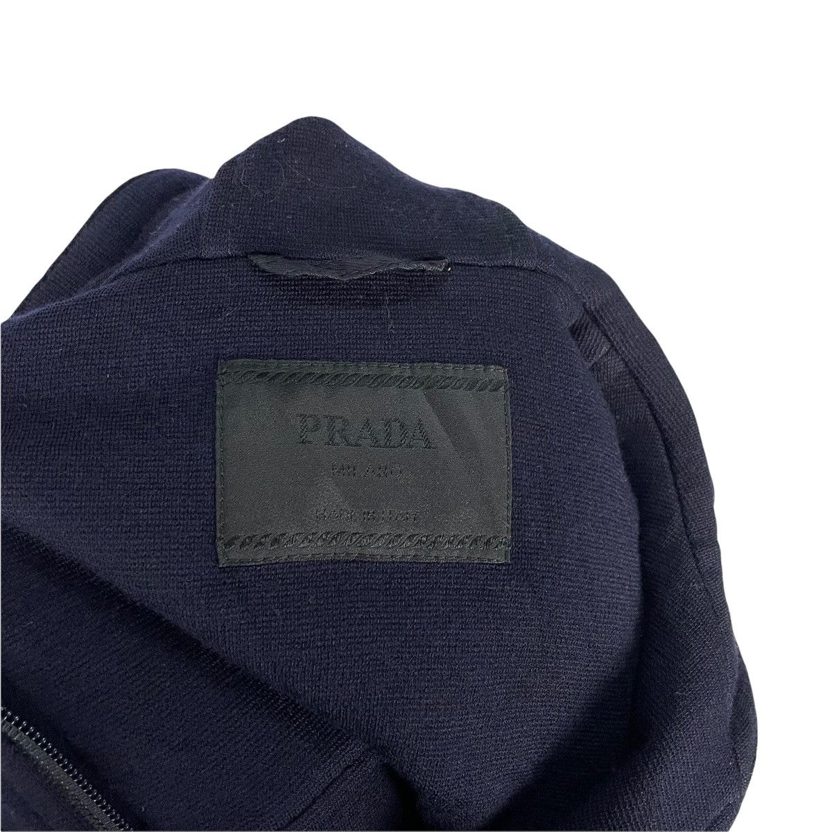 Prada ❄️PRADA Hoodie Wool Zipper Light Jacket Size US L / EU 52-54 / 3 - 9 Thumbnail