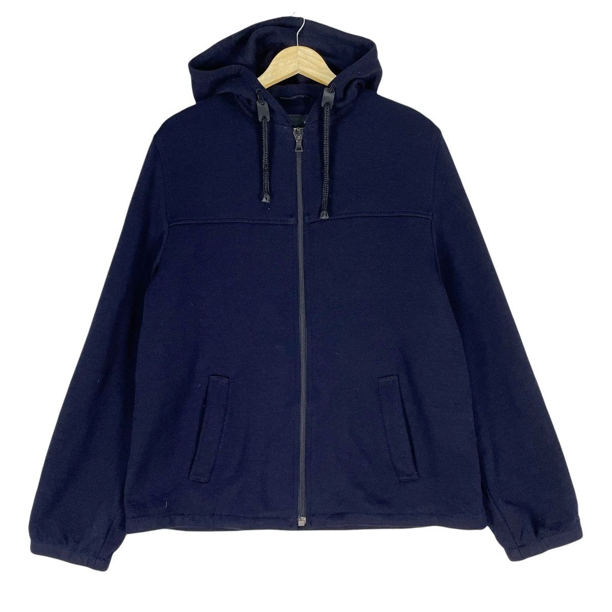 Prada ❄️PRADA Hoodie Wool Zipper Light Jacket Size US L / EU 52-54 / 3 - 2 Thumbnail