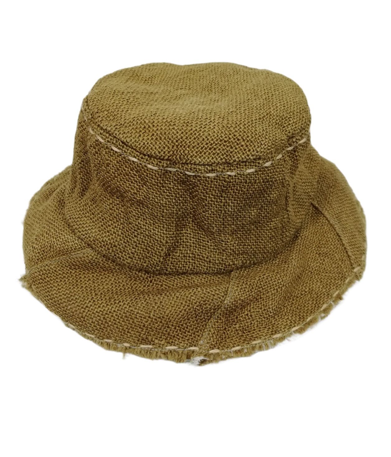 Art Comes First × Japanese Brand 🔥SUMMER SALE Iconic Hemp Summer Boro Bucket Hat🔥 Size ONE SIZE - 9 Thumbnail