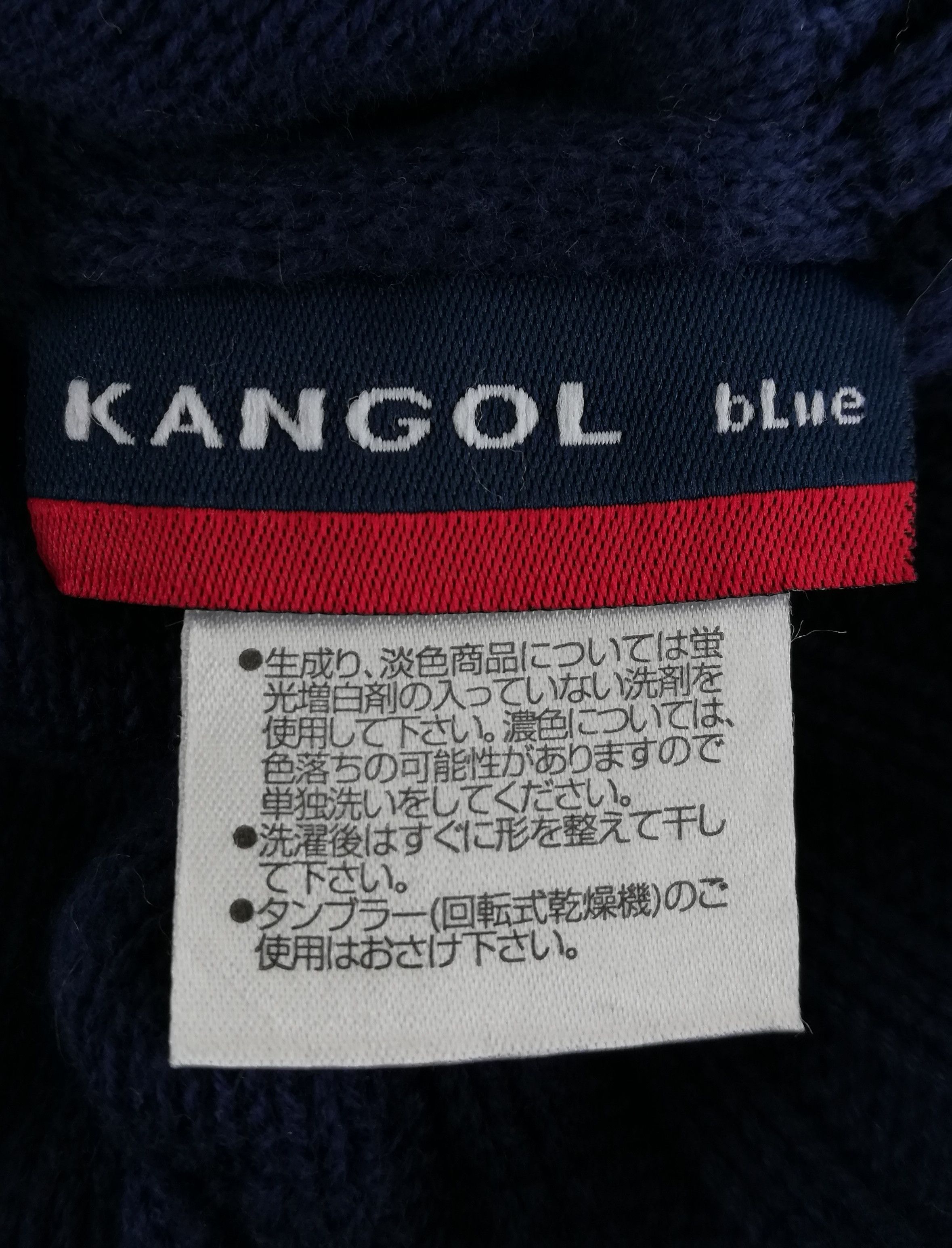 Kangol 🔥Kangol Blue Ribbed Peaked Beanie Hat Cap Cotton🔥 Size ONE SIZE - 12 Thumbnail