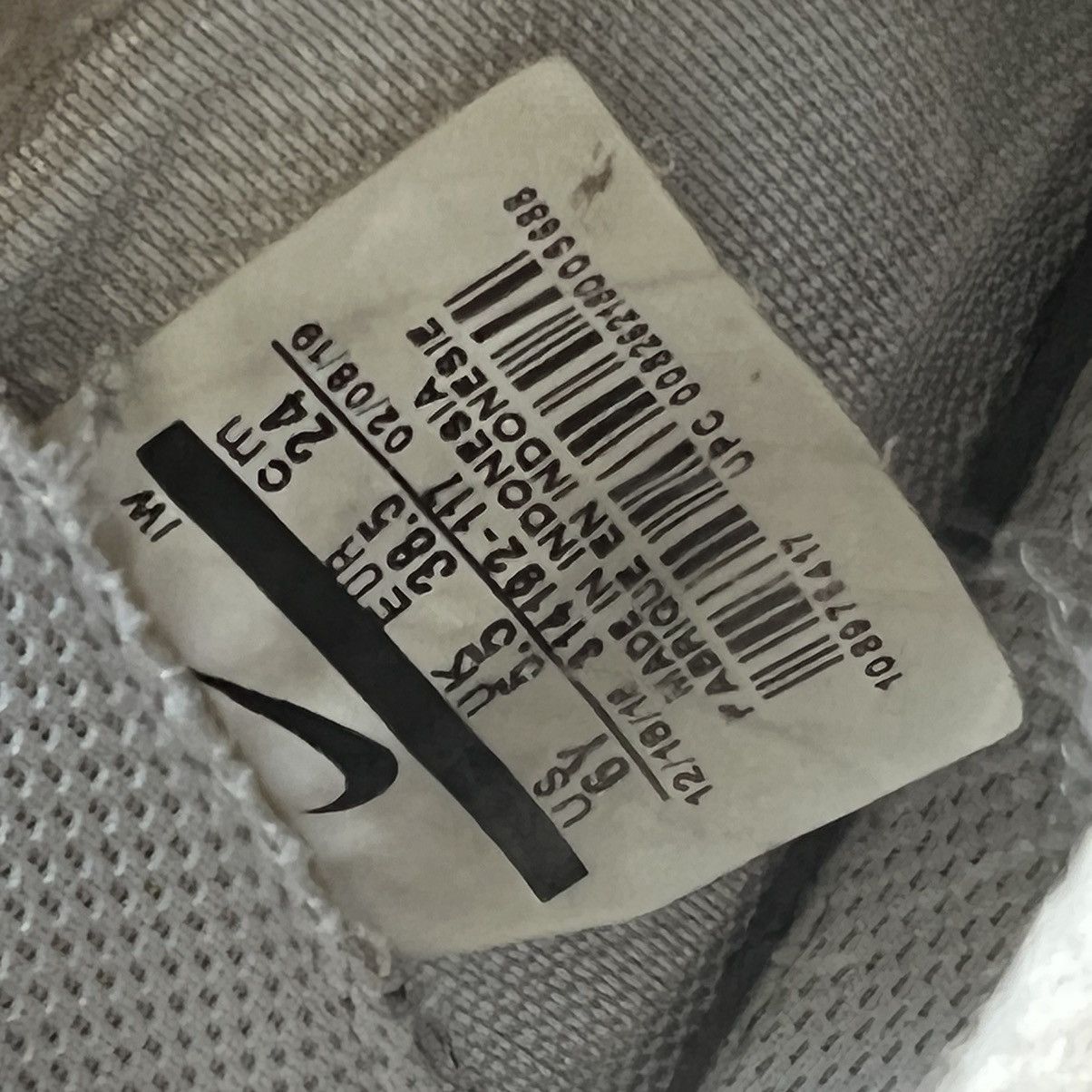 Nike × Vintage Vintage 2000s Aged White Nike Air Force 1 Size US 6 / EU 39 - 6 Thumbnail