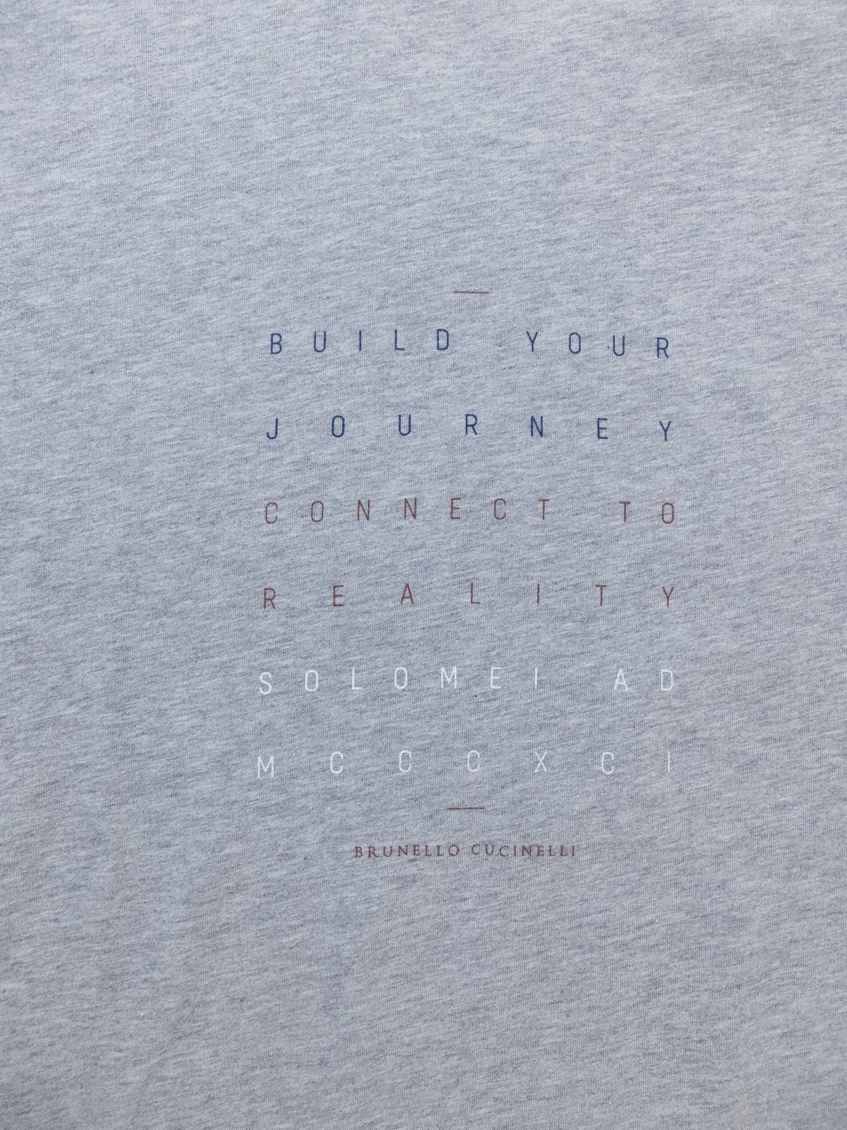 Brunello Cucinelli BRUNELLO CUCINELLI gray regular fit t-shirt Medium / 50 EU Size US M / EU 48-50 / 2 - 7 Thumbnail