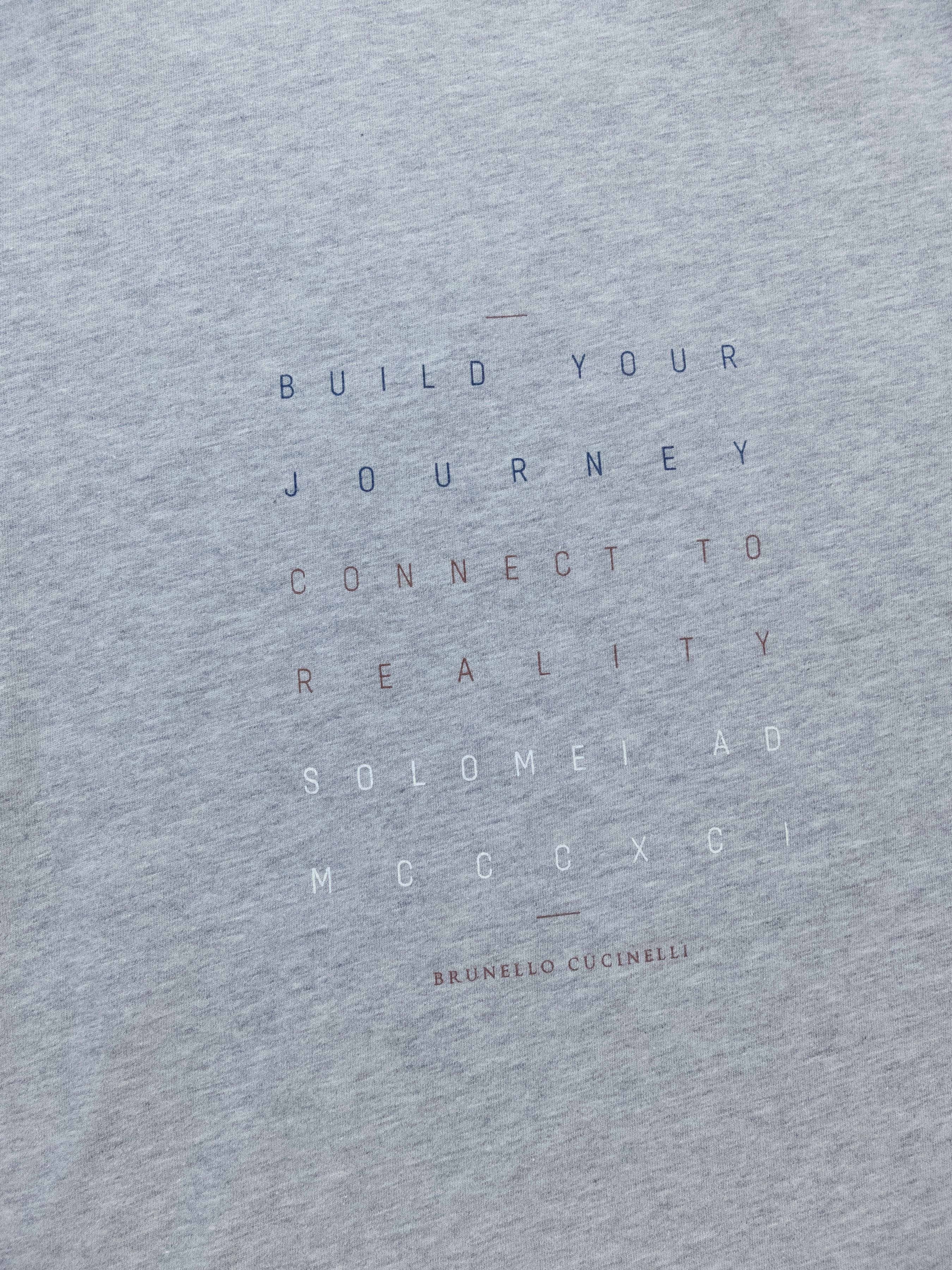 Brunello Cucinelli BRUNELLO CUCINELLI gray regular fit t-shirt - Small / 48 EU Size US S / EU 44-46 / 1 - 7 Thumbnail