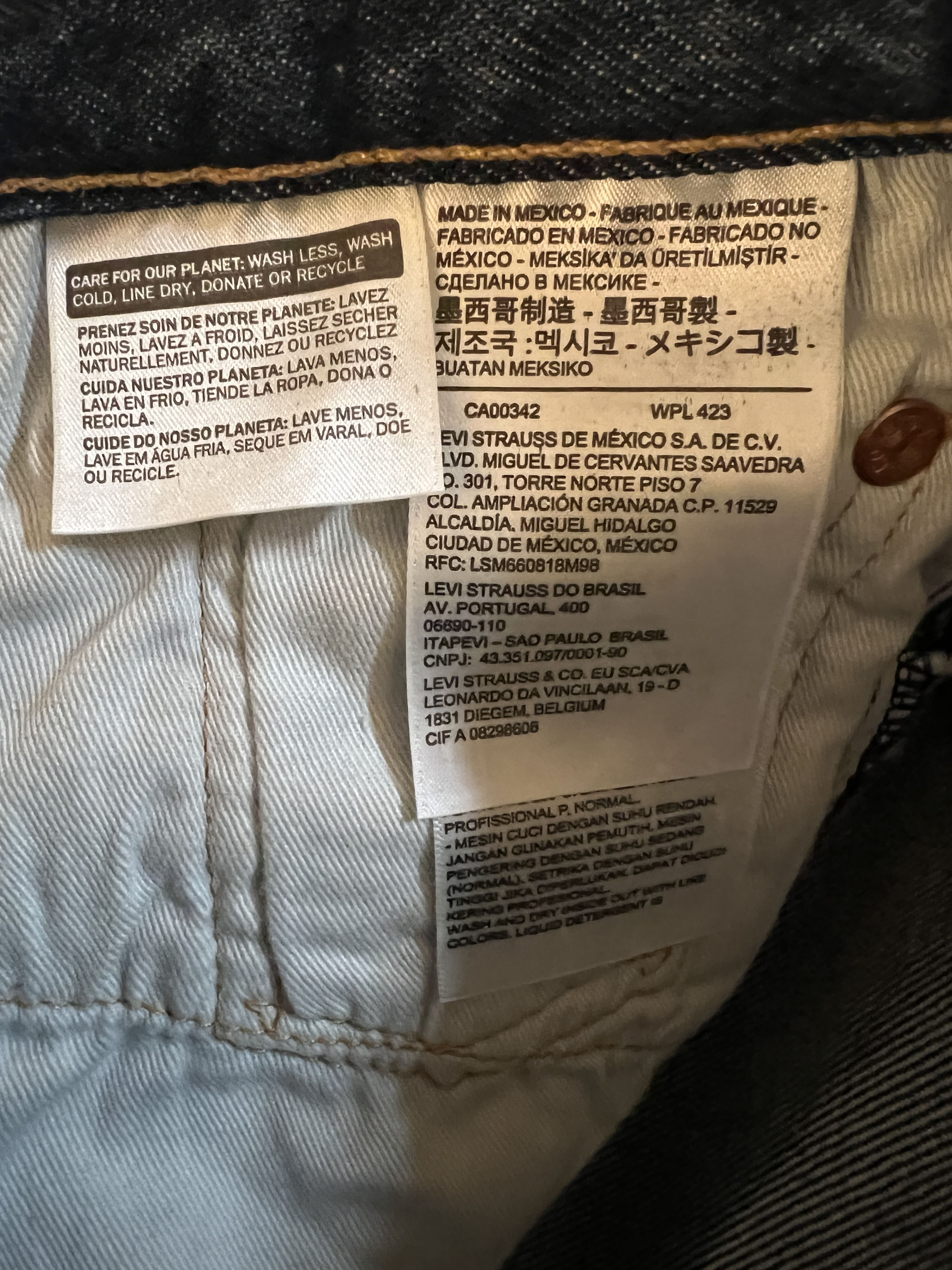 DENIM TEARS × Levi's New Denim Tears 501 Levi's Cotton Wreath Jeans Red Clay Size US 29 - 2 Thumbnail