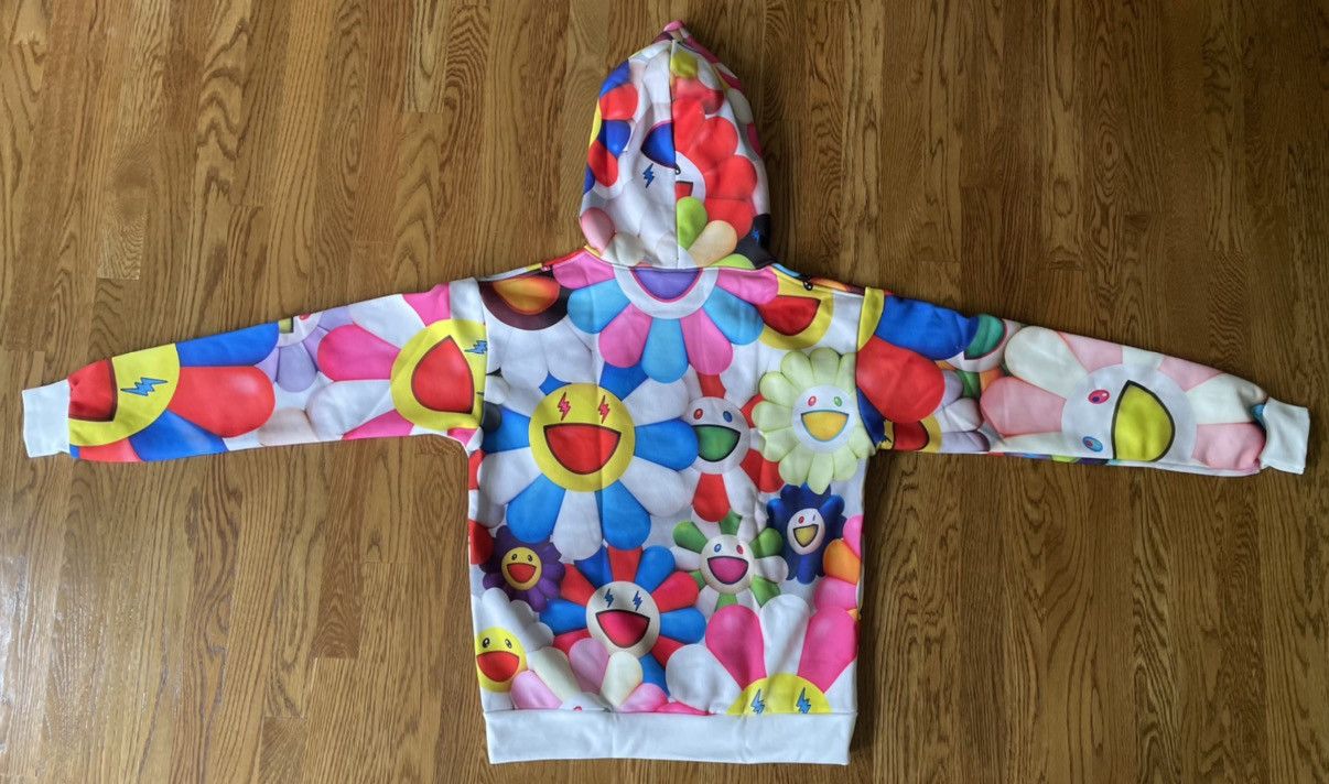 J Balvin × Takashi Murakami S J Balvin x Takashi Murakami All Over Flowers Hoodie Multi Size US S / EU 44-46 / 1 - 4 Thumbnail