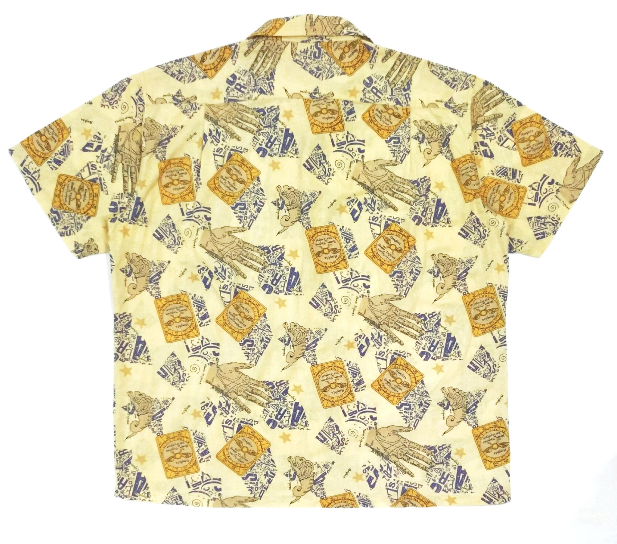 Japanese Brand VERY RARE! VTG HALF NOTE ZODIAC MOTIF HAWAII SHIRT Size US XL / EU 56 / 4 - 2 Thumbnail